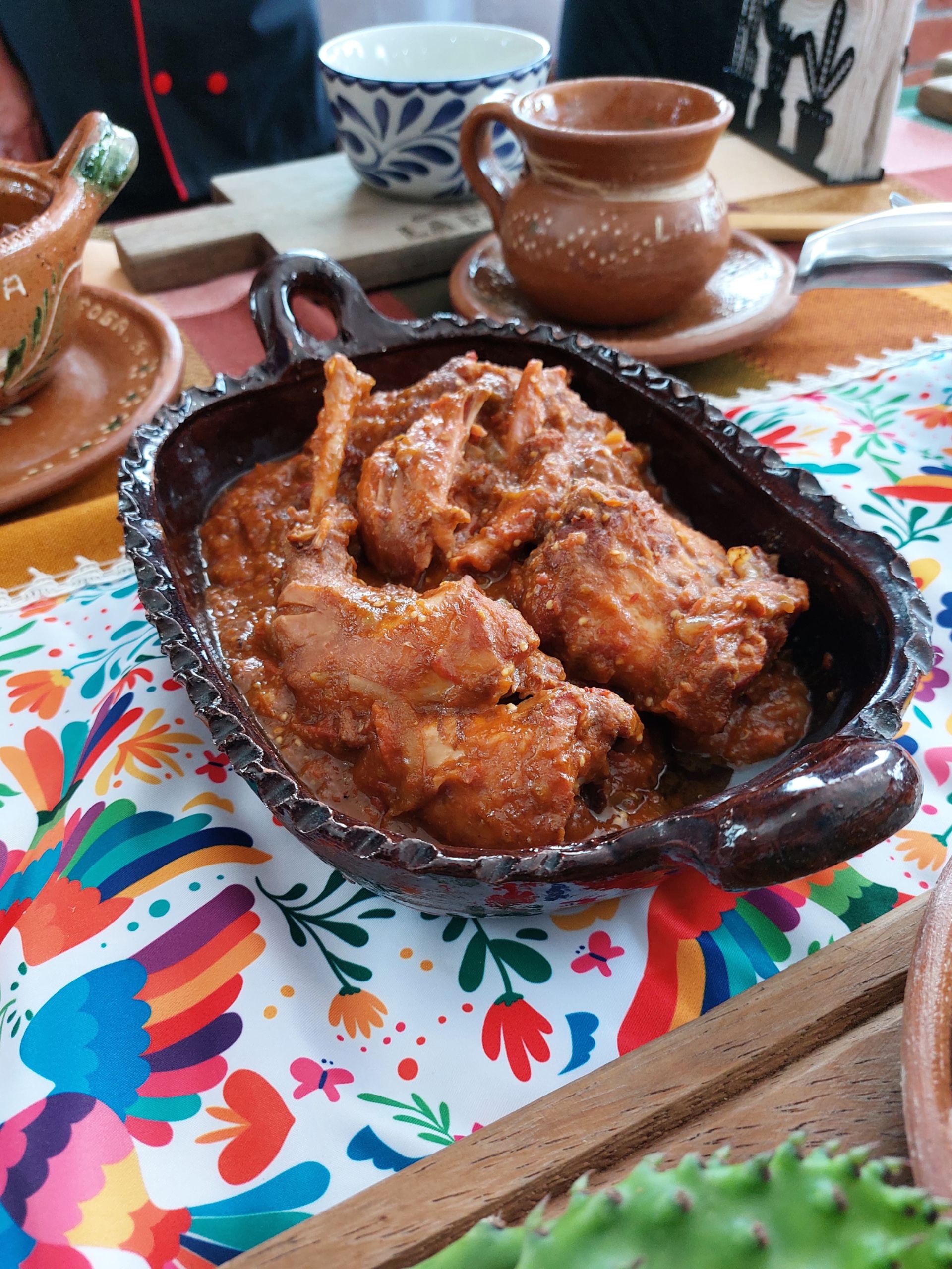 Conejo en Salsa de Xoconostle